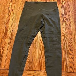 Lululemon Leggings. Olive green size 12